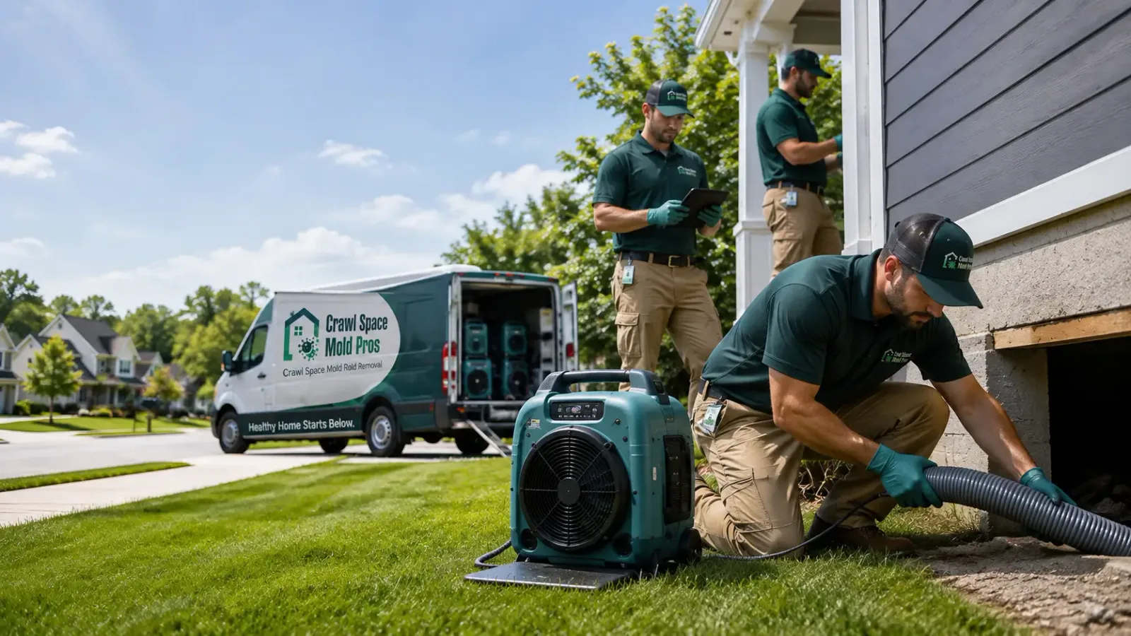 Crawl Space Mold Removal in Pierpont, OH
